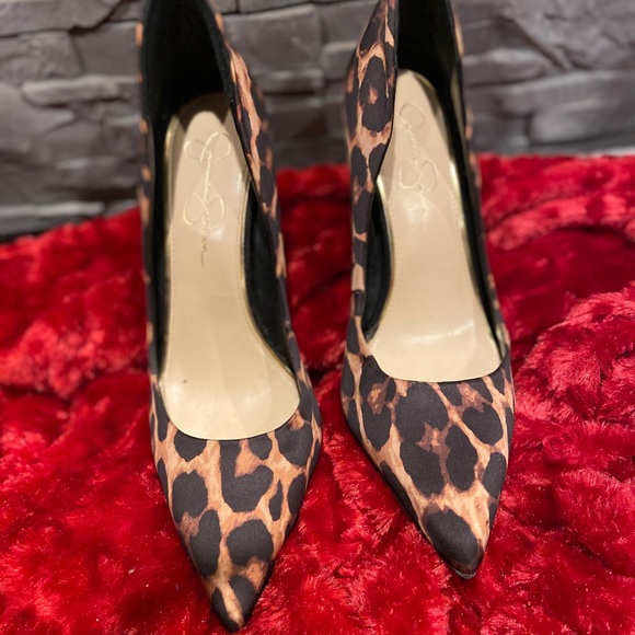Jessica Simpson Leopard Print Size 12 Shoes - Picture 8 of 8